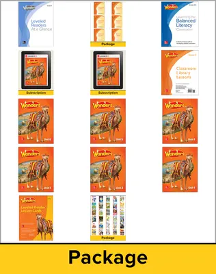 Wonders Balanced Literacy, Grade 3 Comprehensive Package, 6-year subscription