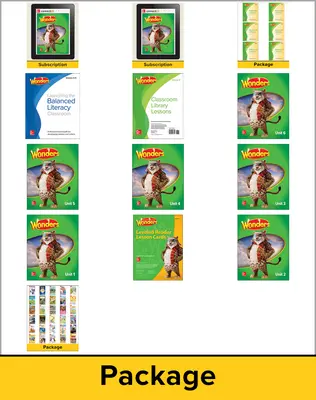 Wonders Balanced Literacy, Grade 4 Comprehensive Package, 6-year subscription