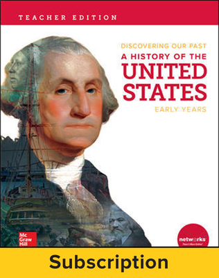 Discovering Our Past: A History of the United States-Early Years, Teacher Lesson Center, 1-year subscription