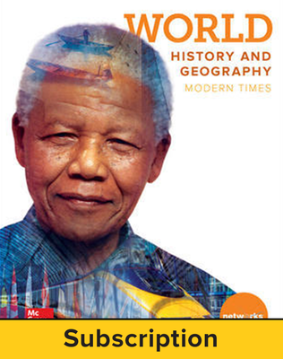 World History and Geography: Modern Times, Student Learning Center, 6-year subscription