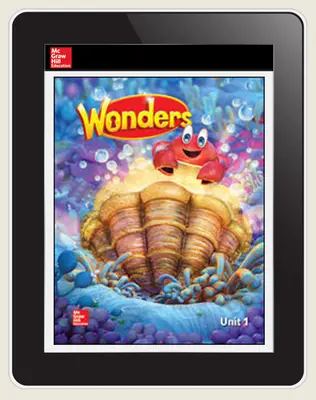 Wonders Student Online Workspace 6-Year Online Subscription, Grade K