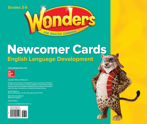 Wonders for English Learners Newcomer Cards Grades 3-6