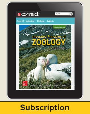 Hickman, Integrated Principles of Zoology, 2017, 17e, Connect®, 1-year subscription