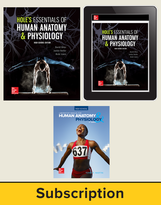 Shier, Hole's Essentials of Human Anatomy and Physiology, High School Ed, 2018, 1e, Premium Print Bundle, 6-year subscription