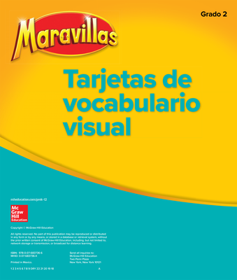Maravillas Grade 2 Visual Vocabulary Cards