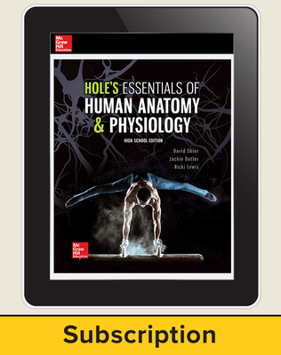 Shier, Hole's Essentials of Human Anatomy and Physiology, High School Ed, 2018, 1e, Online Student Edition 1-year subscription