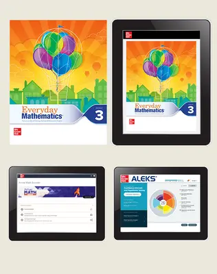 Everyday Math 4 Essential Student Materials Set with ALEKS and Arrive Math Booster, 8-Years, Grade 3