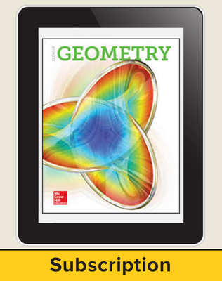Glencoe Geometry 2018, eStudent Edition, 5-year subscription  