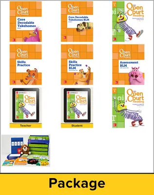 Open Court Reading Grade 1 Foundational Skills Kit Classroom Bundle, 1 Year Subscription