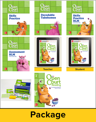 Open Court Reading Grade 2 Foundational Skills Kit Classroom Bundle, 1 Year Subscription