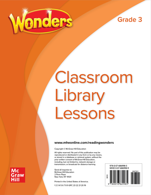 Reading Wonders Grade 3 Classroom Library Lessons 