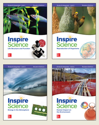 Inspire Science: Integrated G6 Student Edition 4 Unit Bundle
