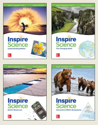 Inspire Science: Integrated G7 Write-In Student Edition 4-Unit Bundle
