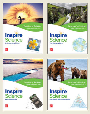 Inspire Science: Integrated G7 Teacher Edition 4 Unit Bundle