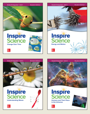 Inspire Science: Integrated G8 Student Edition 4-Unit Bundle