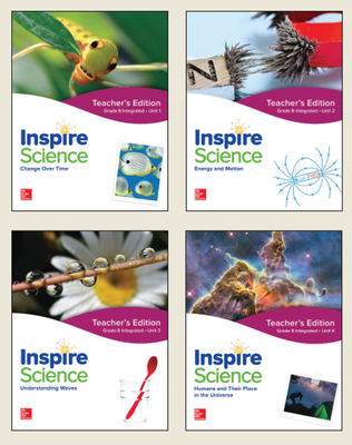 Inspire Science: Integrated G8 Teacher Edition 4-Unit Bundle