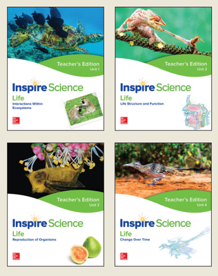 Inspire Science: Life Teacher Edition 4 Unit Bundle