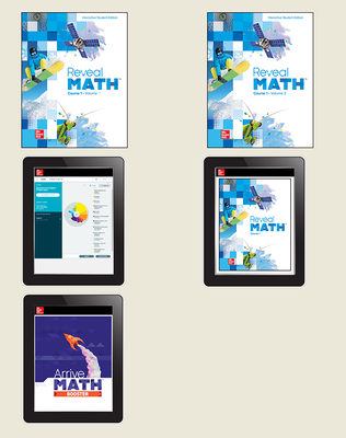 Reveal Math Course 1, Student Bundle with ALEKS.com and Arrive Math Booster, 6-year subscription