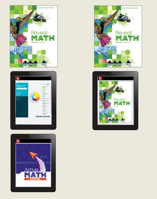 Reveal Math Course 3, Student Bundle with ALEKS.com and Arrive Math Booster (Print+Digital+ALEKS+Arrive), 1-year subscription
