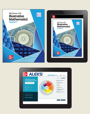 Illustrative Mathematics, Course 1, Student Bundle Digital and Consumable Print with ALEKS (via ALEKS.com), 3-year subscription