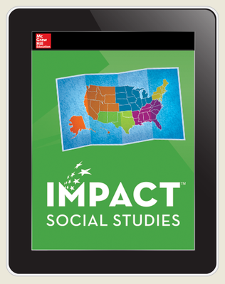 IMPACT Social Studies, Regions of the United States, Grade 4, Online Student Center, 1-year subscription