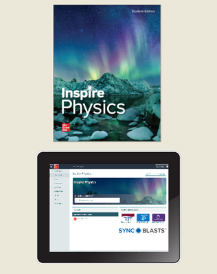 Inspire Science: Physics, Grades 9-12 Comprehensive Student Bundle w/StudySync Blasts, 6 year subscription
