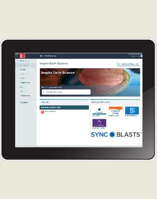 Inspire Science: Earth, G9-12 Digital Student Bundle w/StudySync Blasts, 6 year subscription