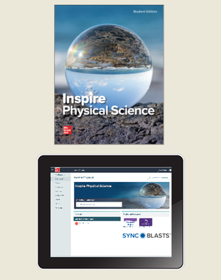 Inspire Science: Physical Science, G9-12 Comprehensive Student Bundle w/StudySync Blasts, 6 year subscription