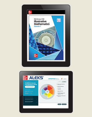 Illustrative Mathematics, Course 1, Digital Student Bundle with ALEKS (via ALEKS.com), 1-year subscription