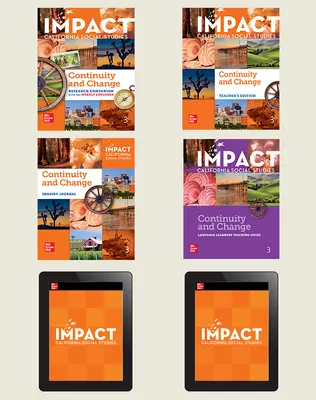 IMPACT: California, Grade 3, Digital and Print Student Bundle w/Combo Book, 8-year subscription, Continuity and Change IMPACT: California, Grade 3, Digital and Print Student Bundle w/Combo Book, 8-year subscription, Continuity and Change
