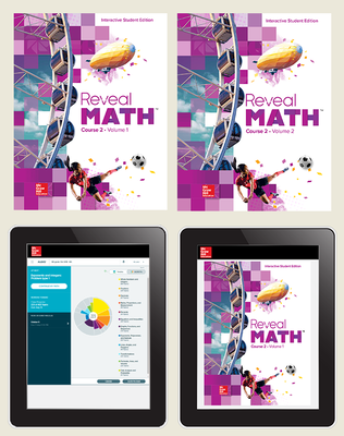 Reveal Math Course 2, Student Bundle with ALEKS via my.mheducation.com, 1-year subscription