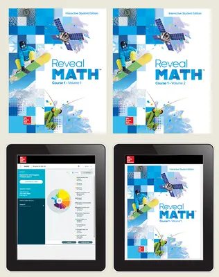 Reveal Math Course 1, Student Bundle with ALEKS via my.mheducation.com, 6- year subscription