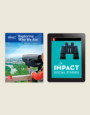 IMPACT Social Studies, Exploring Who We Are, Grade 2, Inquiry Print & Digital Student Bundle, 6 year subscription