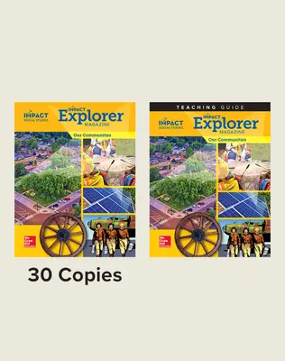 IMPACT Social Studies, Our Communities, Grade 3, Explorer Magazine Class Set (30) with Teaching Guide IMPACT Social Studies, Our Communities, Grade 3, Explorer Magazine Class Set (30) with Teaching Guide