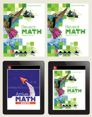 Reveal Math Course 3, Student Bundle with Arrive Math Booster, 6-year subscription