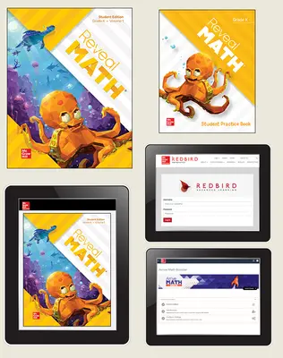 Reveal Math, Grade K, Student Bundle with Redbird and Arrive Math Booster, 1-year
