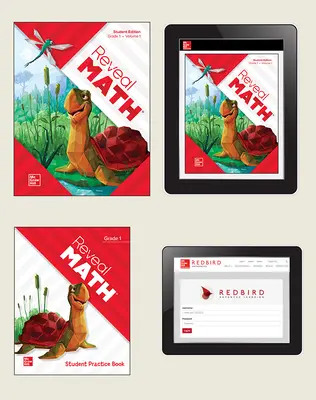 Reveal Math, Grade 1, Student Bundle with Redbird, 6-years