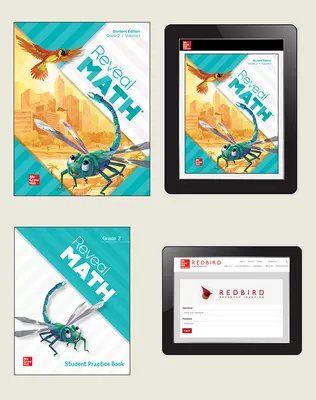 Reveal Math, Grade 2, Student Bundle with Redbird, 1-year