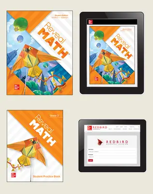 Reveal Math, Grade 3, Student Bundle with Redbird, 1-year