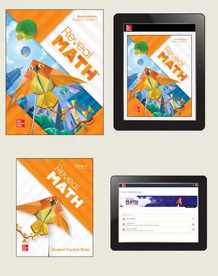 Reveal Math, Grade 3, Student Bundle with Arrive Math Booster, 6-years
