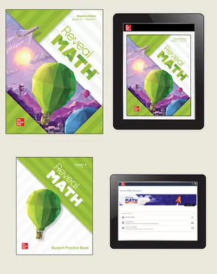 Reveal Math, Grade 4, Student Bundle with Arrive Math Booster, 1-year