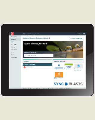 Inspire Science: Integrated G8 Digital Bundle w/SyncBlasts, 6-year subscription
