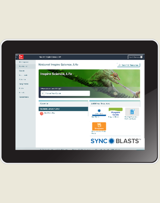 Inspire Science: Life Digital Bundle w/SyncBlasts, 6-year subscription