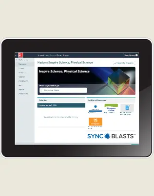 Inspire Science: Physical Digital Bundle w/SyncBlasts, 6-year subscription