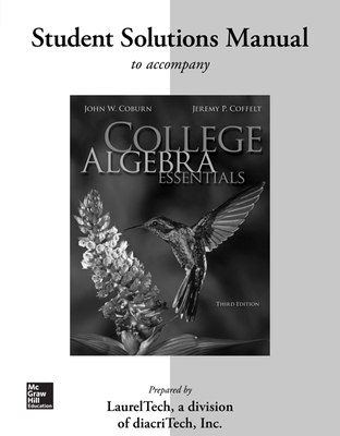 Student Solutions Manual  for College Algebra Essentials