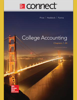 Connect 2-Semester Online Access for College Accounting