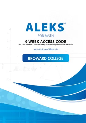 LSC (BROWARD COLLEGE SOUTH) : ECOMMERCE Aleks 9 Week code LSC (BROWARD COLLEGE SOUTH) : ECOMMERCE Aleks 9 Week code