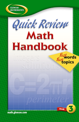 Quick Review Math Handbook: Hot Words, Hot Topics, Book 3, Student Edition