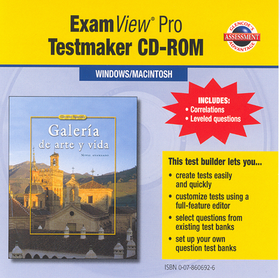 Galería de arte y vida, ExamView Pro Testmaker CD-ROM