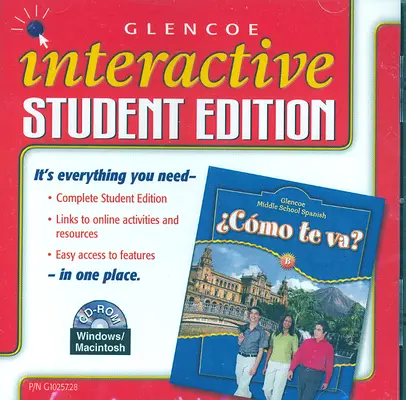 ¿Cómo te va? Level B Nivel azul, Interactive Student Edition CD-ROM